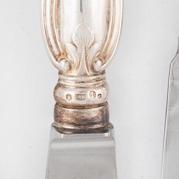 Bestickuppsättning, 99 delar, modell "Olga", bl.a. GAB, Stockholm 1949.