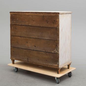 A Gustavian style chest of drawers, 19th Century.