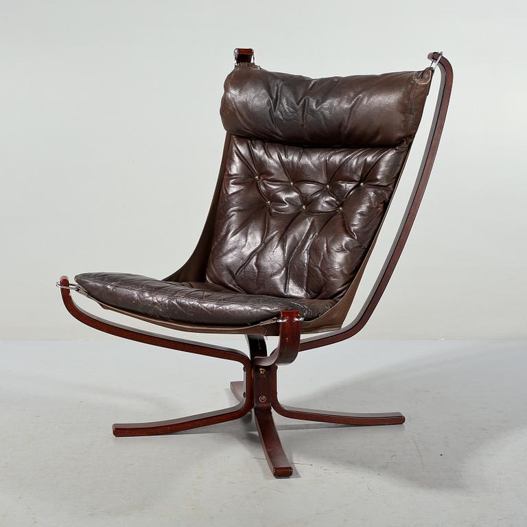 FÅTÖLJ, "Falcon chair", Sigurd Russel, Vatne möbler, Norge, 1900-talets andra hälft.