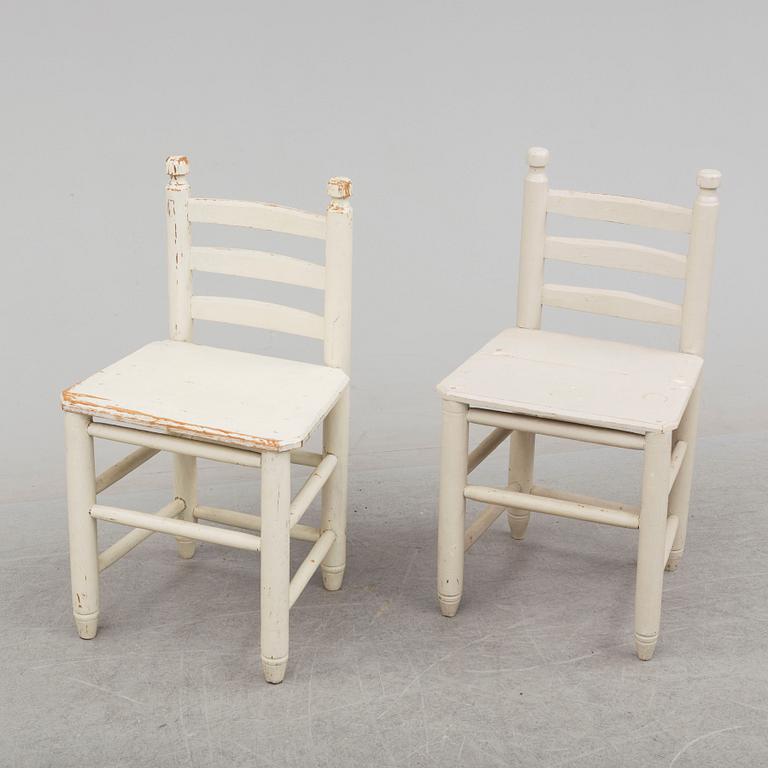 STOLAR, 12 stycken, 1800-talets slut.