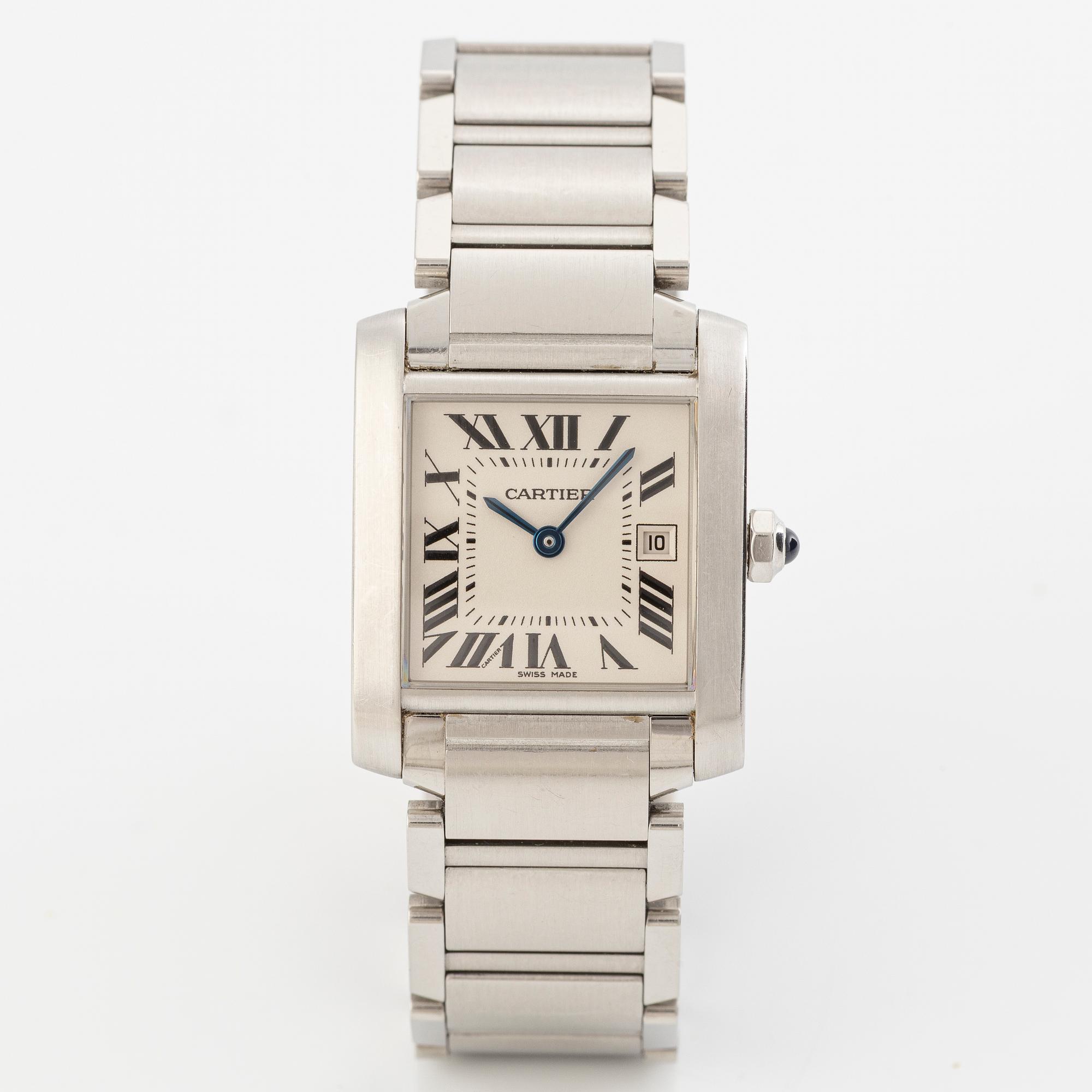 Cartier, Tank, Francaise, armbandsur, 30 x 25 mm.