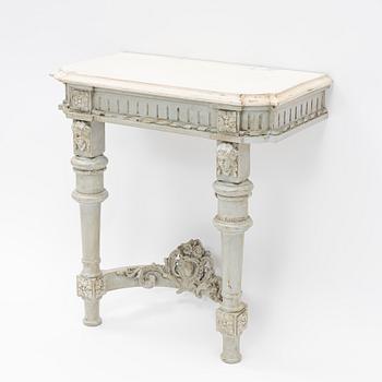 A console table, late 19th century.