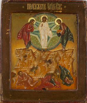 IKON, tempera på pannå, 1700/1800-tal.