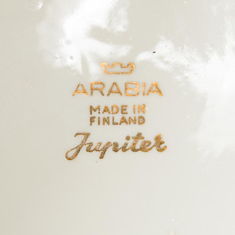 Raija Uosikkinen, ruoka-astiasto, "Jupiter", posliini, Arabia 1960-67.