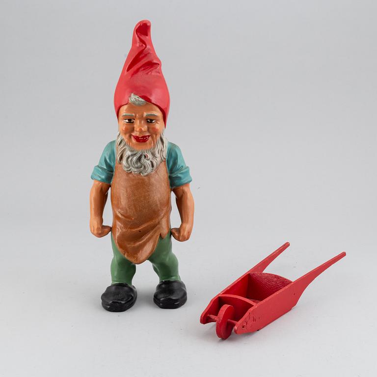 A ceramic gnome, West Germany, second half of the 20th century.