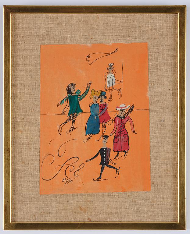 Madeleine Pyk, Skridskobanan.