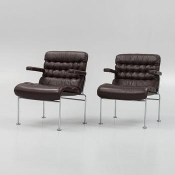 Bruno Mathsson, armchairs, a pair, "Birgitta", Dux.