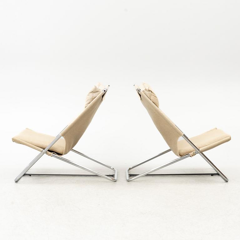 Gillis Lundgren, a pair of "Astral hög" armchairs, IKEA, 1970s.