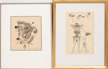 Max Walter Svanberg, offset, one dated 48.