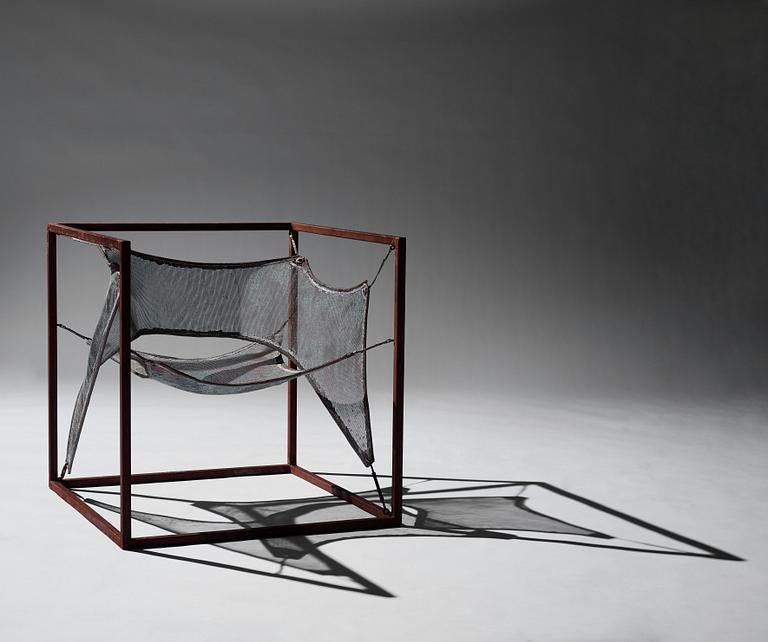 Sigurdur Gustafsson, an easy chair / sculpture, 'Wind', ed. 30/33, Källemo, Sweden, post 2003.