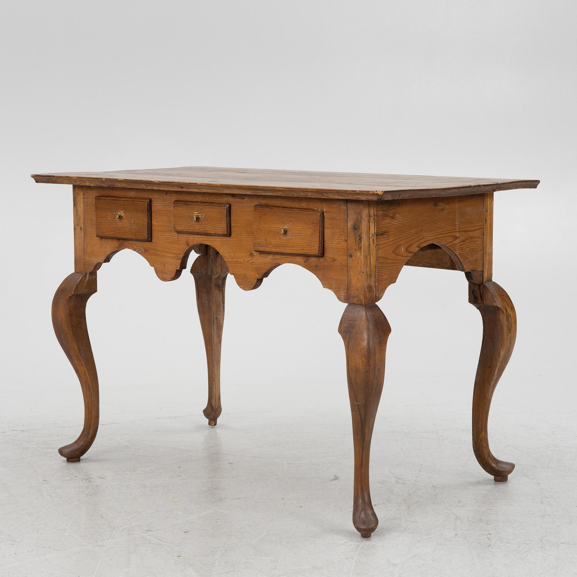 A Baroque desk, probably Norway, 18th century.