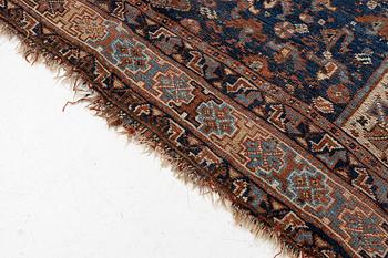 Rug, antique Shiraz, approx. 290 x 212 cm.