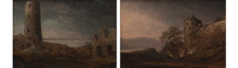 Carl Johan Fahlcrantz, Inscribed, a pair, Landscape motifs.