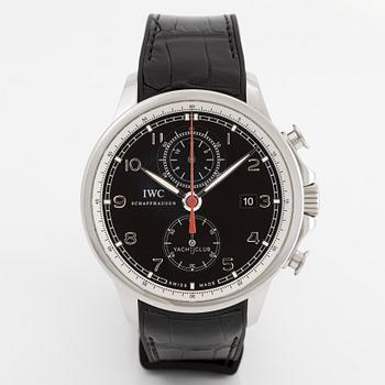 IWC, Schaffhausen, Portuguese Yacht Club, Chronograph, wristwatch, 45,5 mm,.