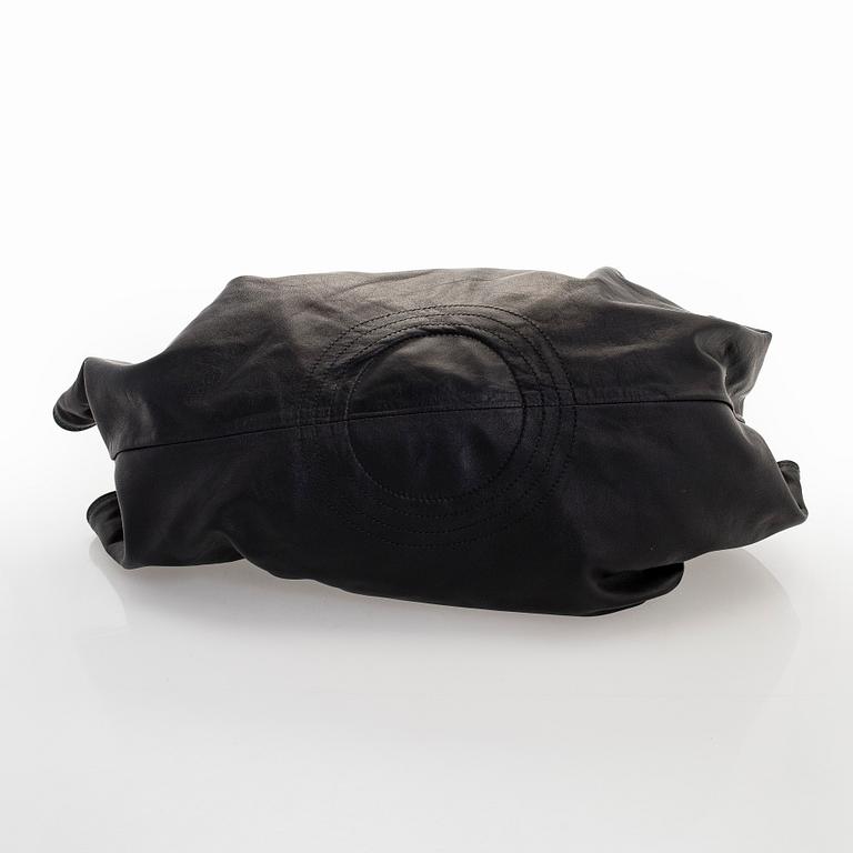 Loewe, a leather handbag.