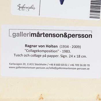 Ragnar von Holten,"Collagekomposition".