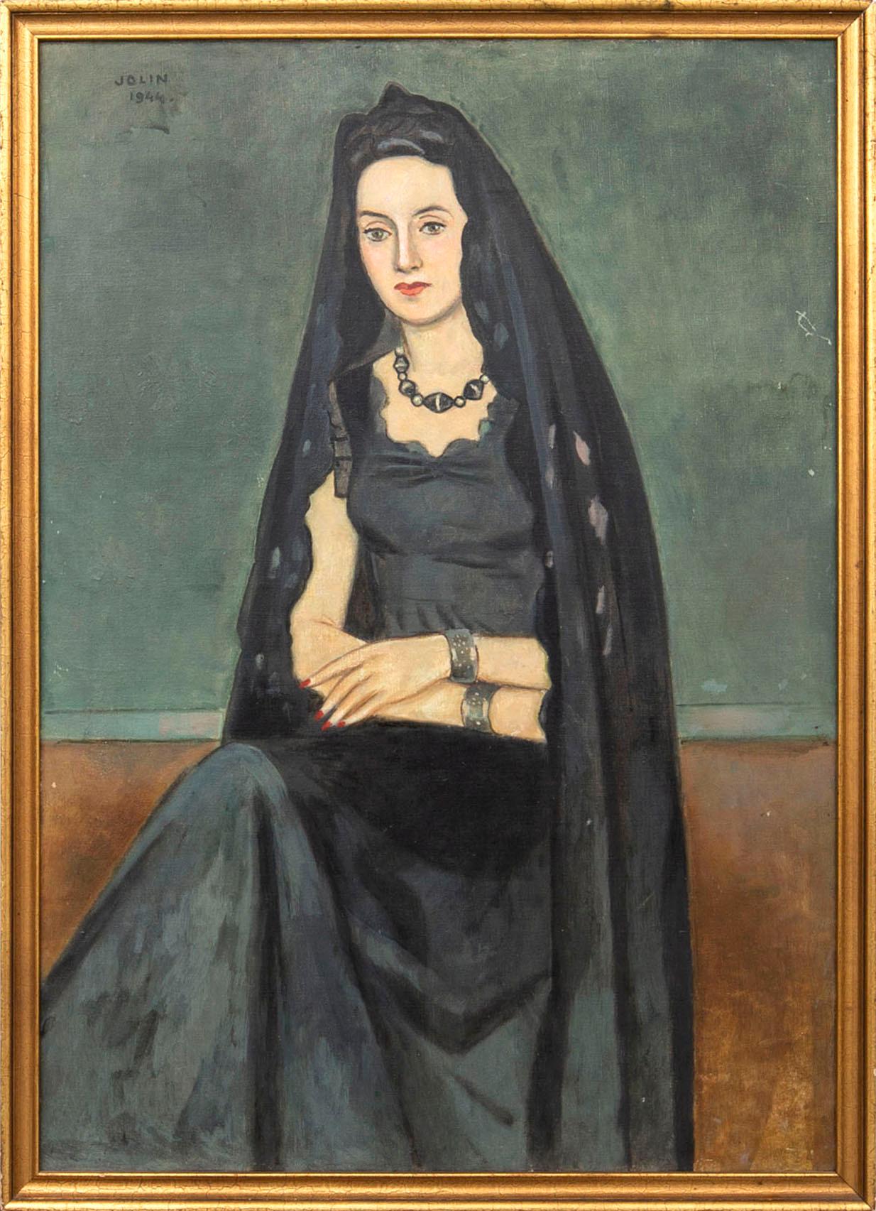 Einar Jolin, Translation: "portrait of the artist's wife".