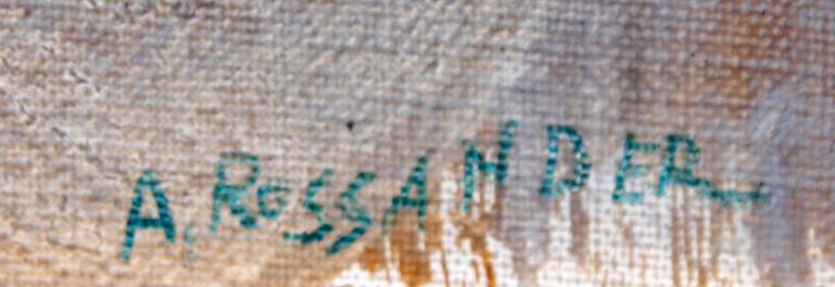 ARMAND ROSSANDER, olja på duk, sign.