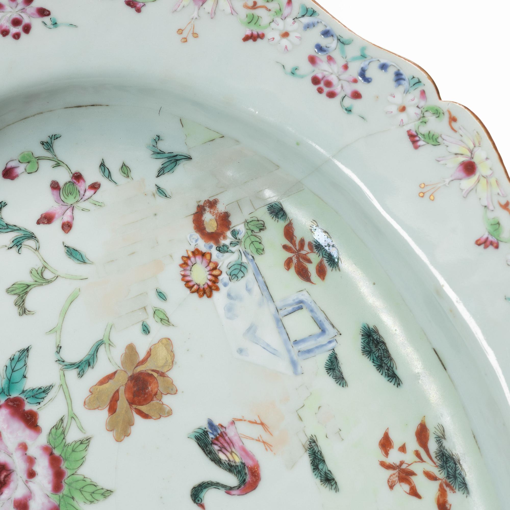 Fat, kompaniporslin, Kina, Qingdynastin, Qianlong (1736-95).