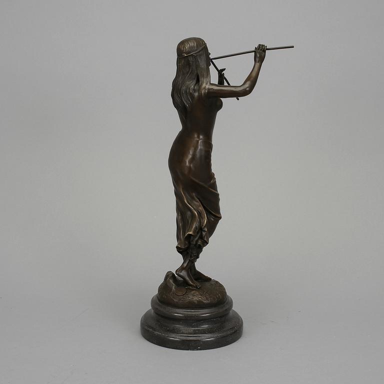 SKULPTUR, patinerad brons, 1900-tal.