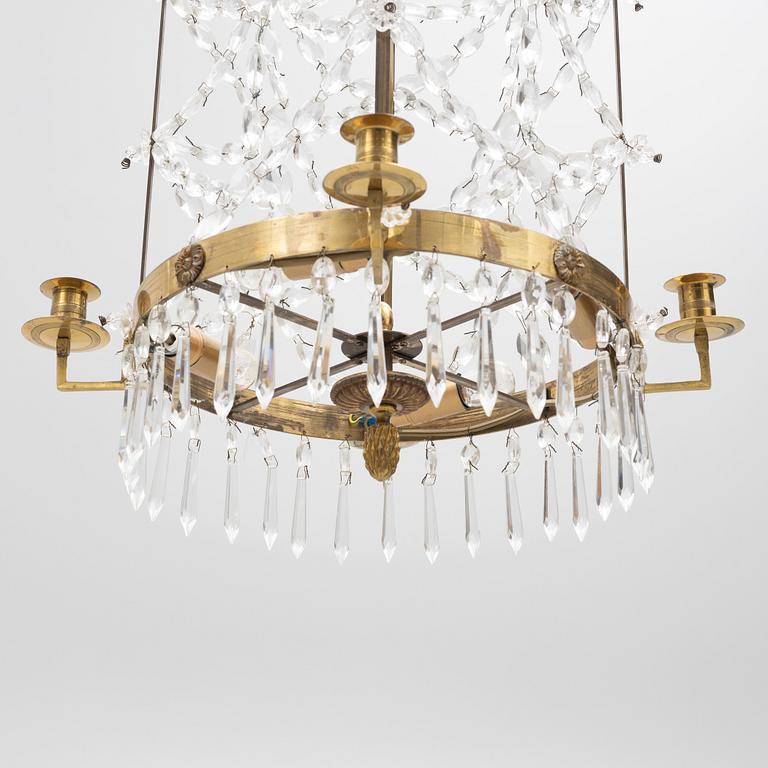 Ljuskrona, för fyra ljus, 1800-tal, Louis XVI-stil.