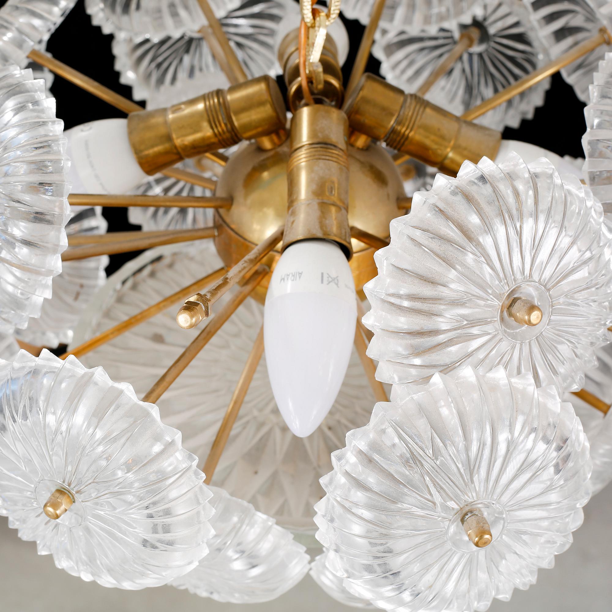 TAKLAMPA, Eriksmåla glas, 1900-talets andra hälft.