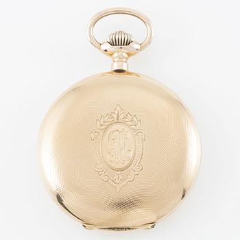 L.U.C, "Chopard", pocket watch, hunter, 54,5 mm.