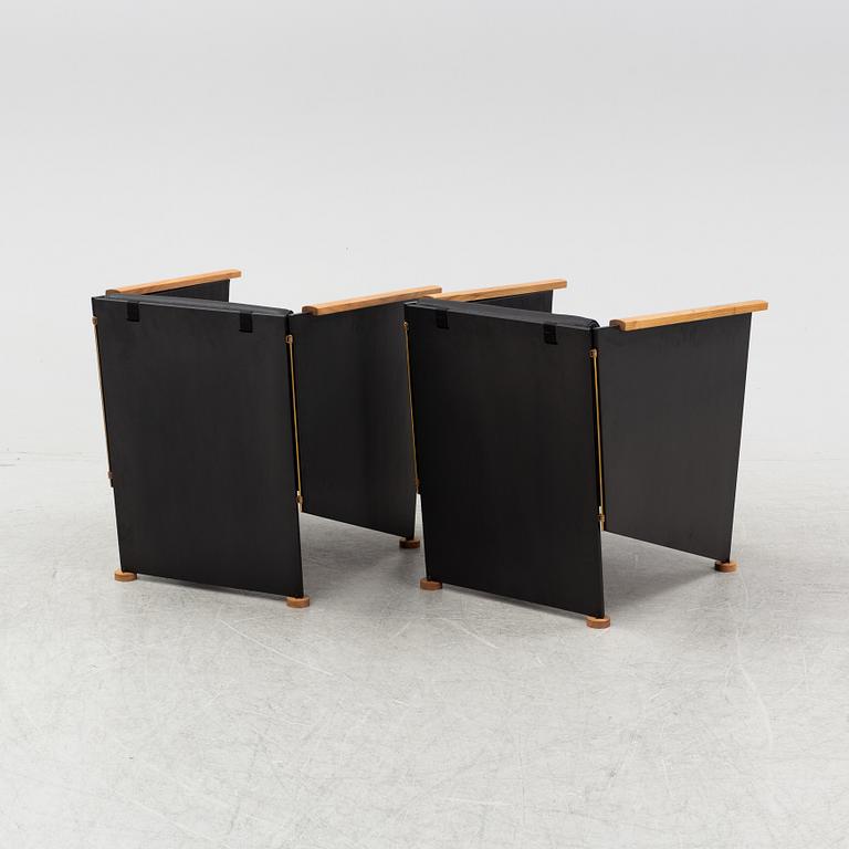 Torbjörn Ahlström, a pair of elm armchairs.