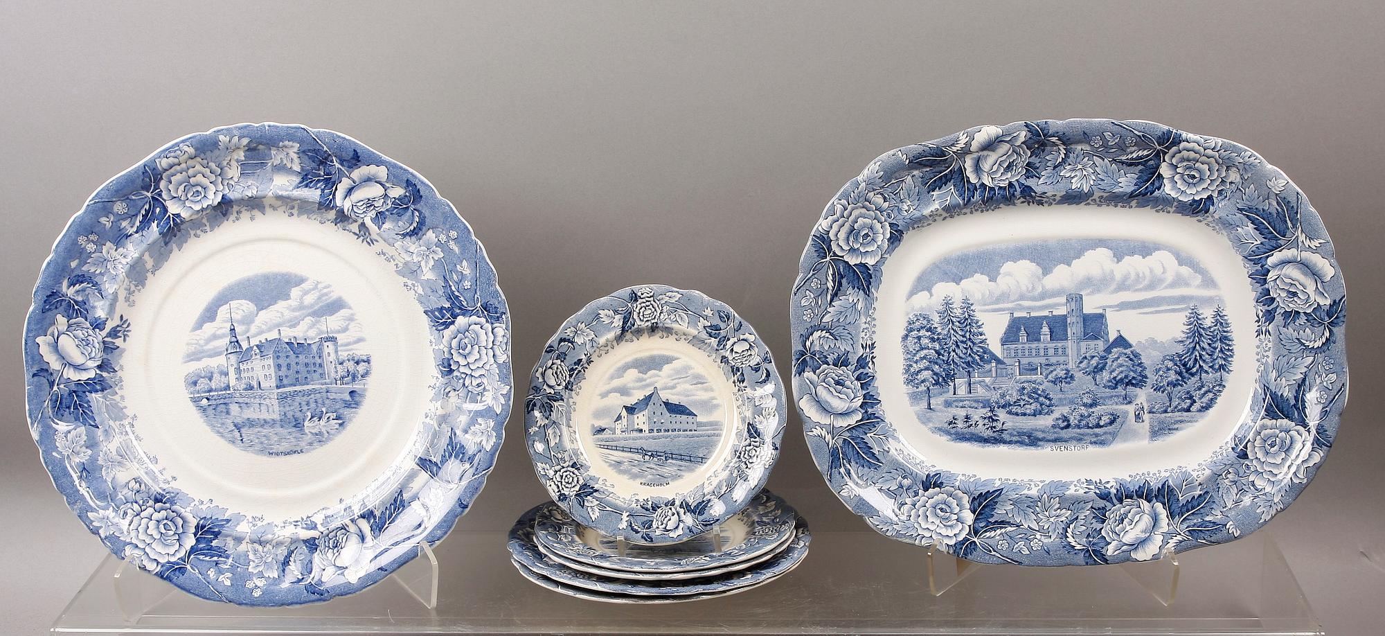 MATSERVISDELAR, 17 delar, porslin, "Skåne", Rörstrand.