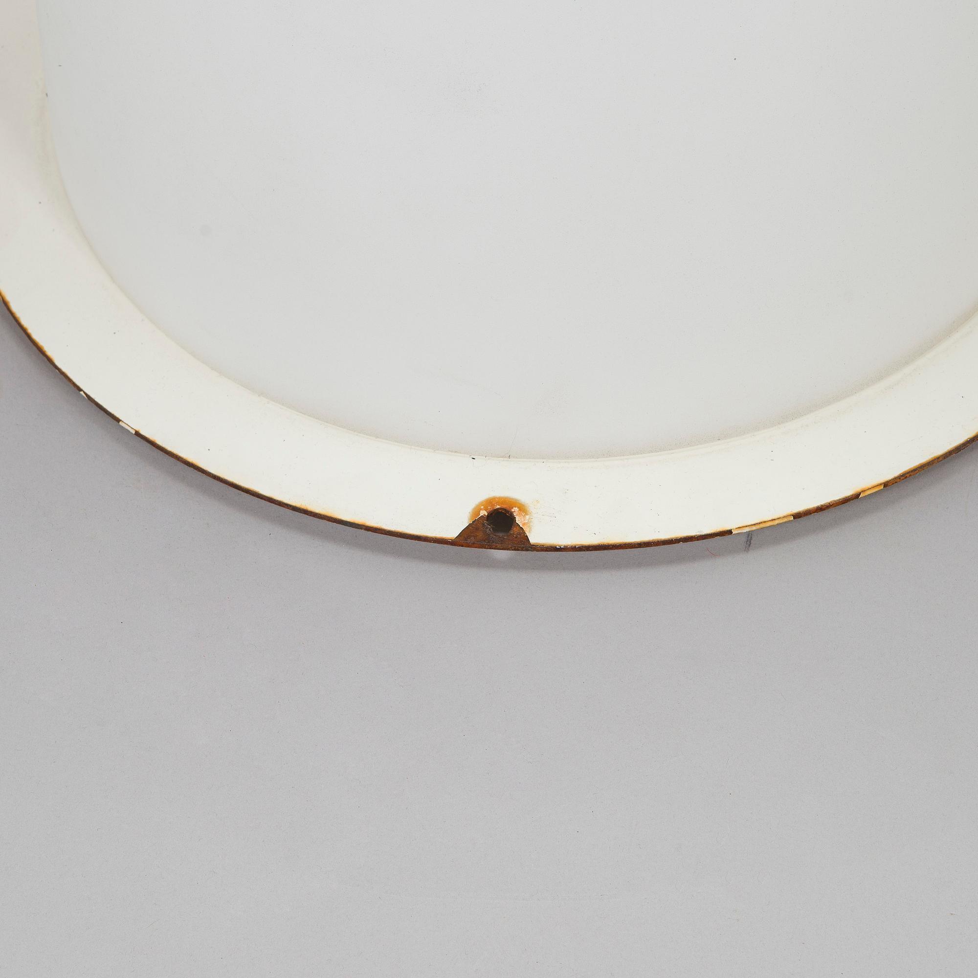 Eero Aarnio, lattiavalaisin, "Tupla kupla", ulkokäyttöön, Melaja Oy.