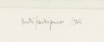 Pentti Kaskipuro, "Kålrot", signerad och daterad 1968.