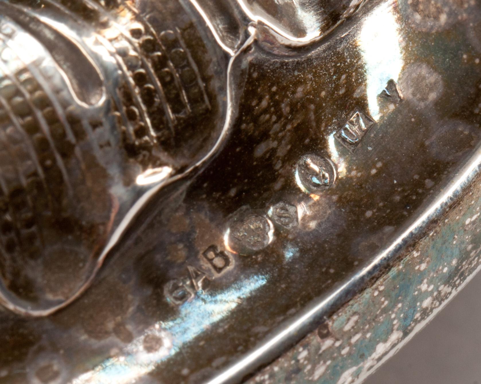 BÄGARE, silver, GAB, 1922, vikt ca 375g.