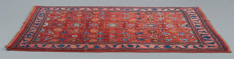 MATTA, semiantik Bidjar, ca 203 x 144,5 cm (samt kortsidorna med 2,5 respektive 3 cm slätväv).