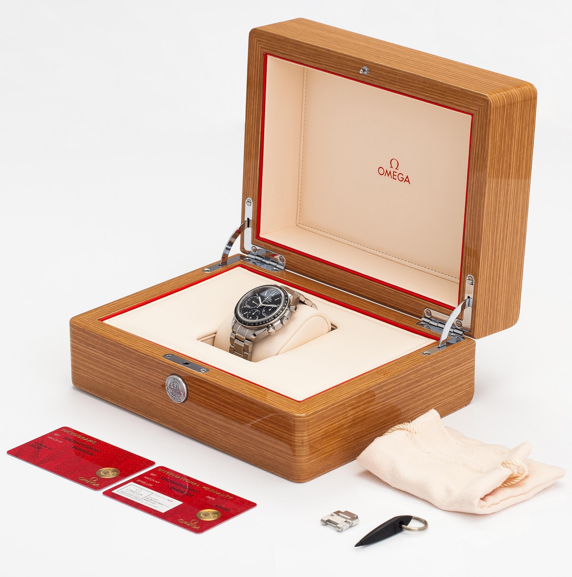 Omega, Speedmaster, Racing, wristwatch, 40 mm.