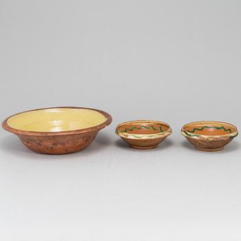 A group of six bowls, Sweden, 19th/20th Century.