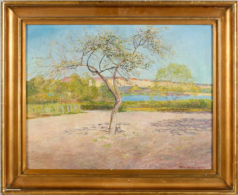 ARTHUR BIANCHINI, olja på duk, sign.