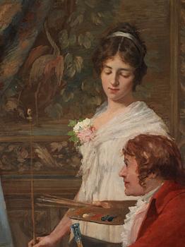 Georges Jules Cain, Framför staffliet.