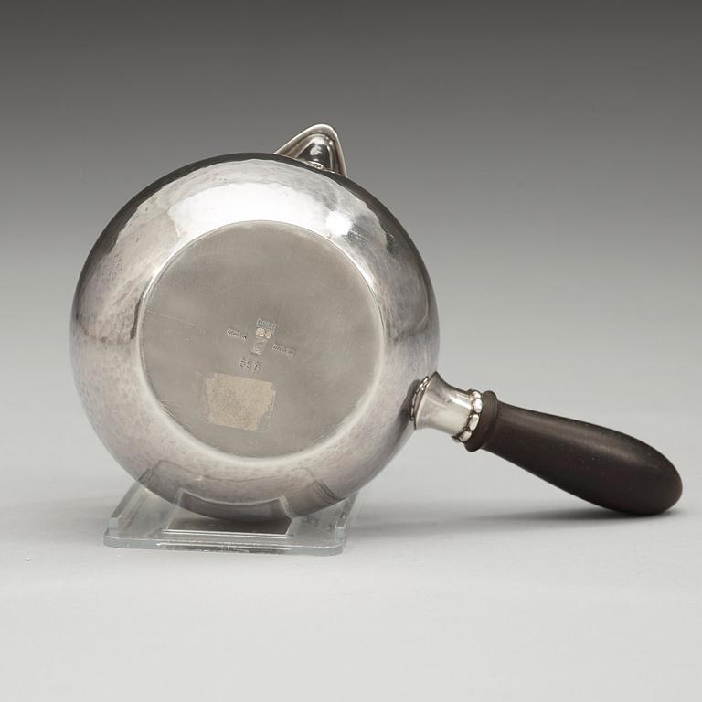 A Georg Jensen sterling sausière, Copenhagen 1933-44, design nr 55 B.