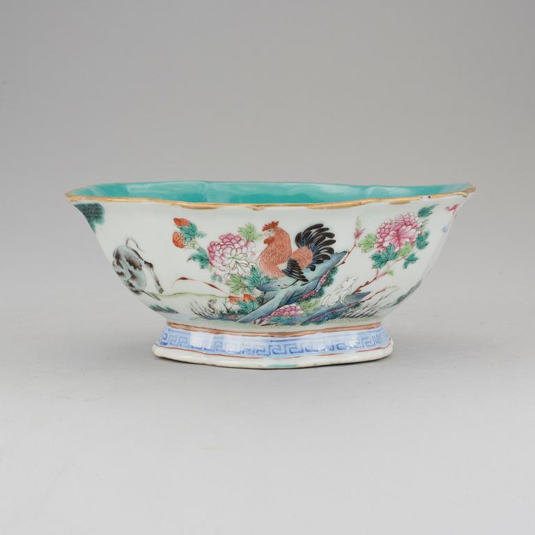 SKÅL, porslin Kina, 1800-talets slut.