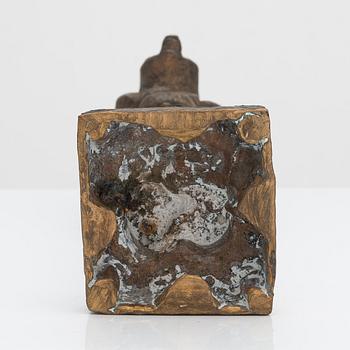 Taru Mäntynen, skulptur, brons, signerad och daterad 1985.