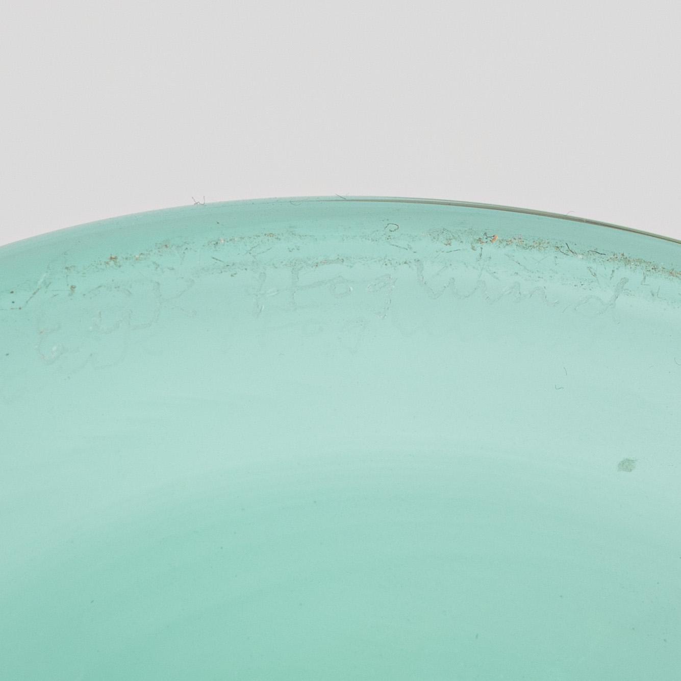 Erik Höglund, a glass, STudioglas, Strömbergshyttan, Sweden.