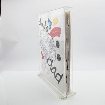 Enrico Baj, Book cover, "Comme le comme dans son comme".