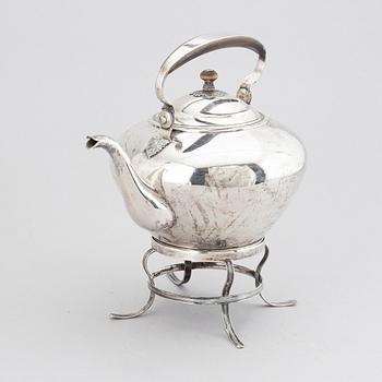 JOHAN FREDRIK BIÖRNSTEDT, a silver teapot, Stockholm 1816-17.