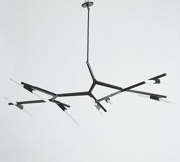 Lindsey Adelman, an "Agnes Chandelier 14" ceiling lamp, Roll and Hill, USA, post 2010.