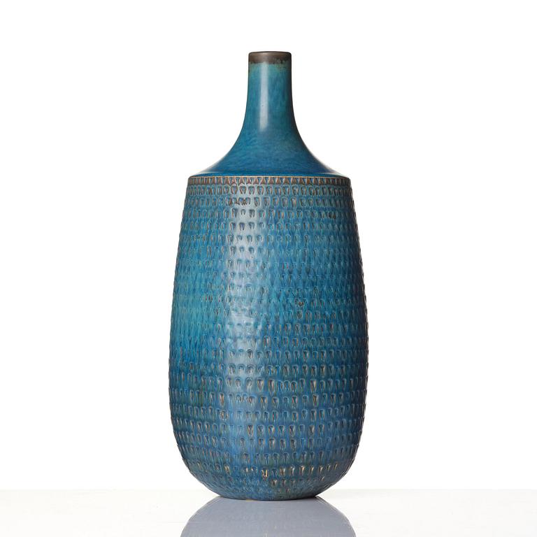 Stig Lindberg, a stoneware vase, Gustavsberg Studio, 1960.