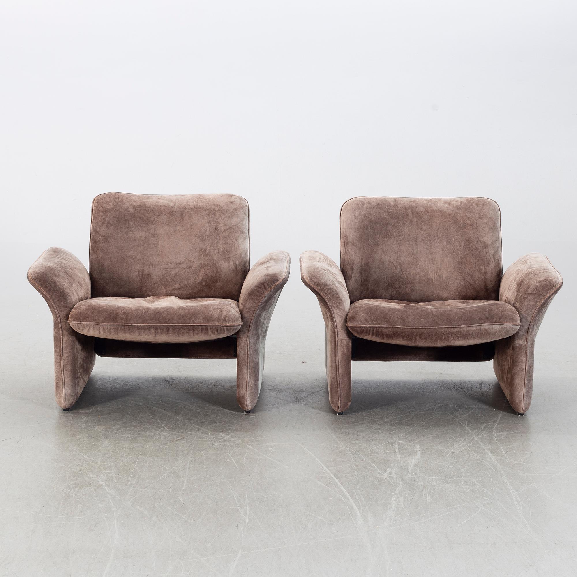A PAIR OF CHAIRS, "DS 50"; De Sede, 1970's.