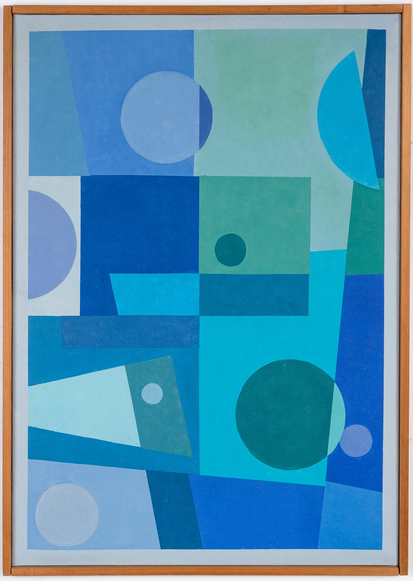 Bamse Kragh Jacobsen, oil on canvas, signed and dated -86.