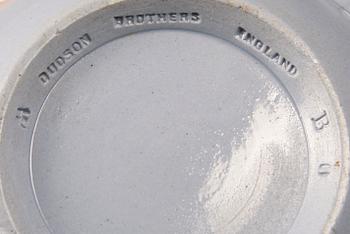 PARTI KERAMIK, 6 delar, porslin, stengods, bla Wien, 1900-tal.