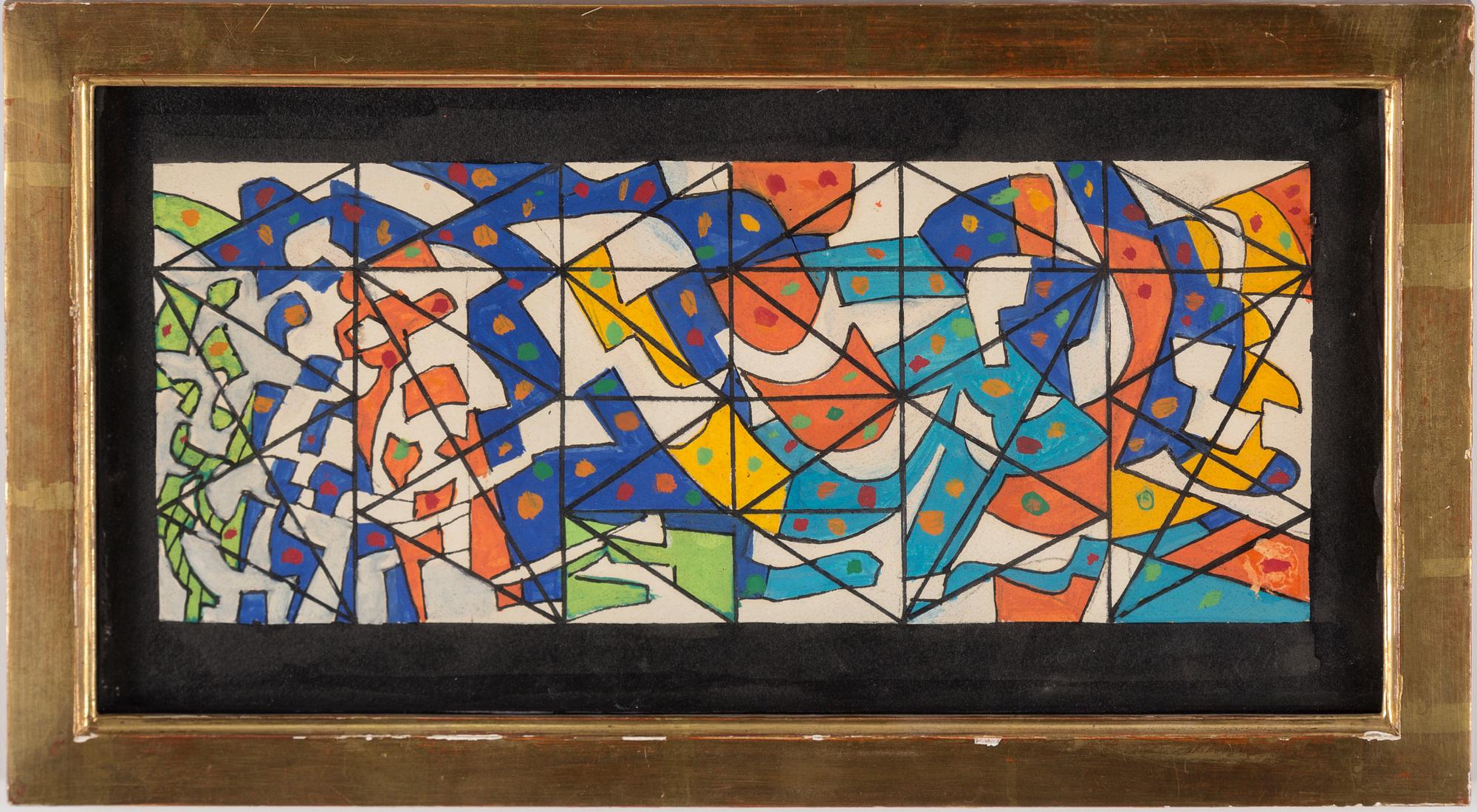 LENNART RODHE, watercolour, signed and dated 1955.