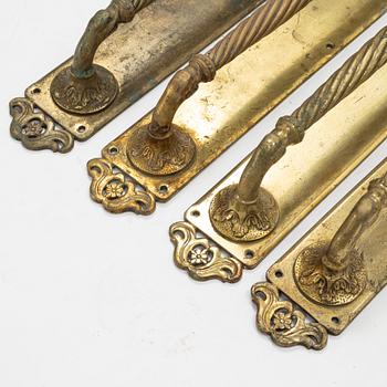 Dörrhandtag, 4 st, omkring går 1900.